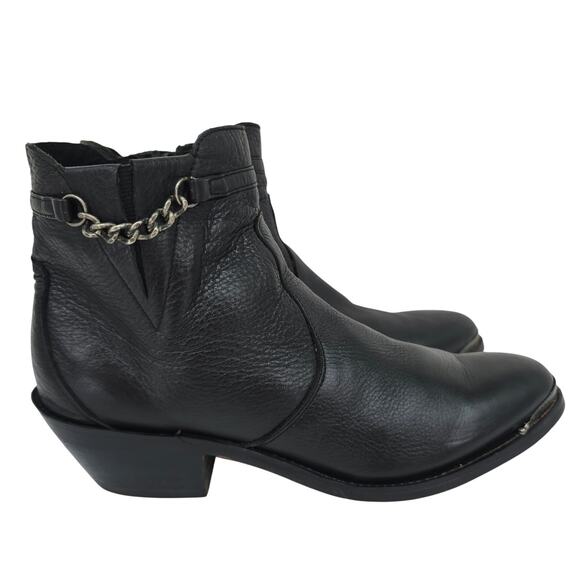 Durango Women's Biker Ankle Boots Black 10 - Picture 1 of 10